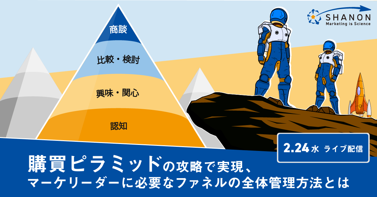購買ピラミッドの攻略で実現 マーケリーダーに必要なファネルの全体管理方法とは